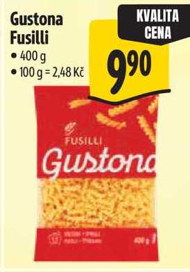 Gustona Fusilli, 400 g 