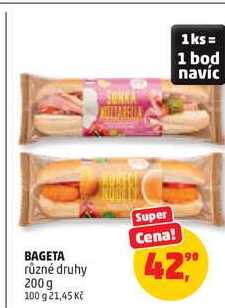 BAGETA různé druhy, 200g