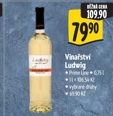 Vinařství Ludwig, 0,75 l