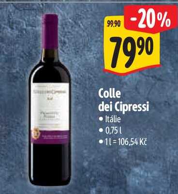 Colle dei Cipressi, 0,75 l