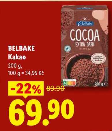 BELBAKE Kakao, 200 g