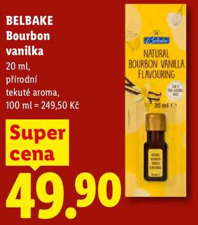 BELBAKE Bourbon vanilka, 20 ml