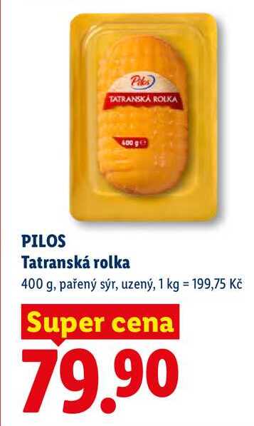 PILOS Tatranská rolka, 400 g