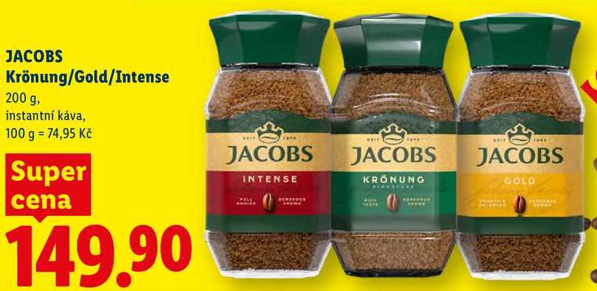 JACOBS Krönung/Gold/Intense, 200 g