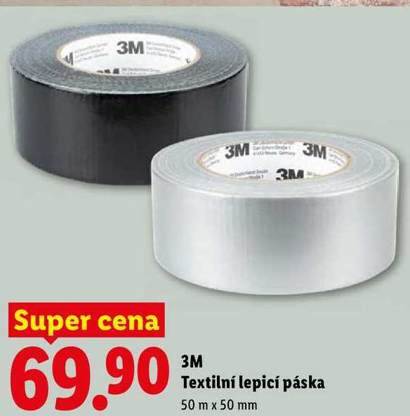 3M Textilní lepicí páska, 50 m x 50 mm