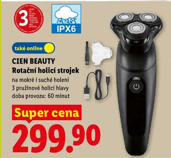 CIEN BEAUTY Rotační holicí strojek