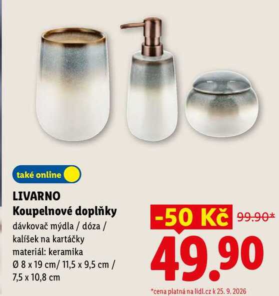 LIVARNO Koupelnové doplňky