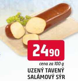 UZENÝ TAVENÝ SALÁMOVÝ SÝR 100g