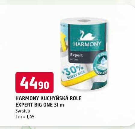 HARMONY KUCHYŇSKÁ ROLE EXPERT BIG ONE 31 m 3vrstvá 
