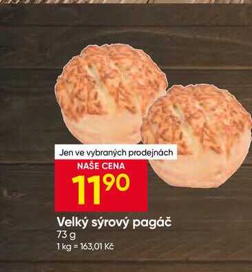 Velký sýrový pagáč 73 g