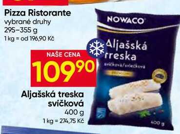 NOWACO Aljašská treska svíčková 400 g