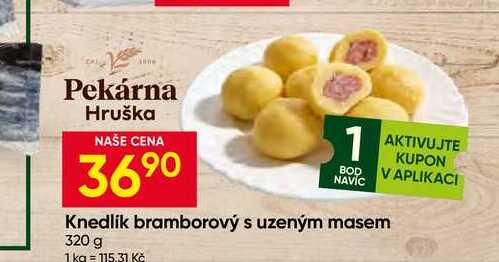 Knedlík bramborový s uzeným masem 320 g 