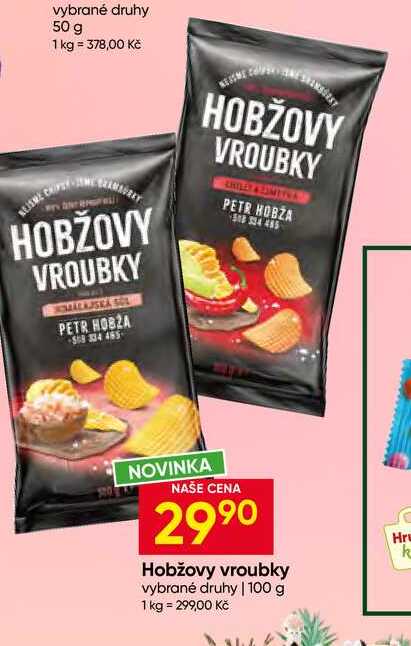Hobžovy vroubky vybrané druhy 100 g