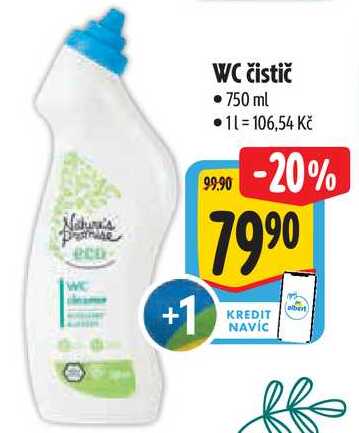WC čistič, 750 ml