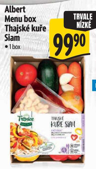 Albert Menu box Thajské kuře Siam