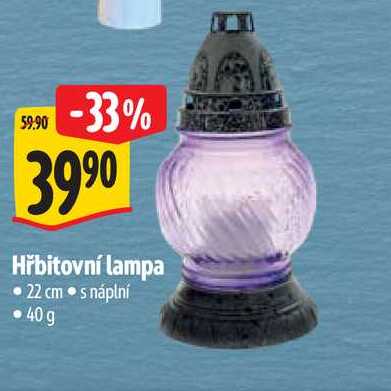Hřbitovní lampa