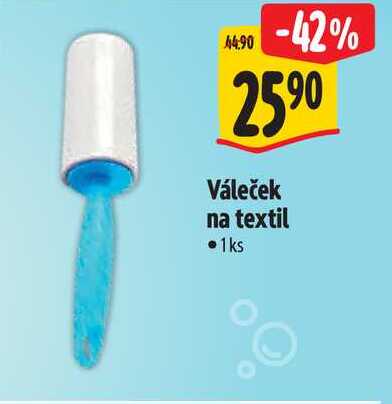 Váleček na textil, 1 ks  