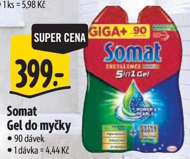 Somat Gel do myčky, 90 dávek