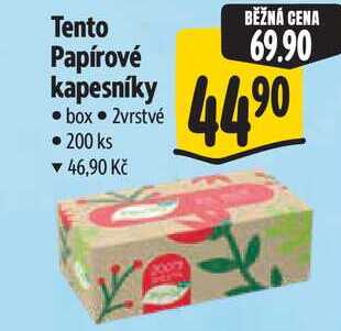 Tento Papírové kapesníky, 200 ks