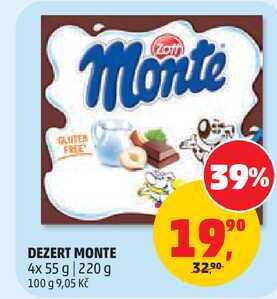 DEZERT MONTE, 4x 55 g