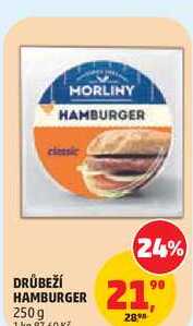 DRŮBEŽÍ HAMBURGER, 250g