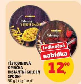 TĚSTOVINOVÁ OMÁČKA INSTANTNÍ GOLDEN SPOON, 50 g 