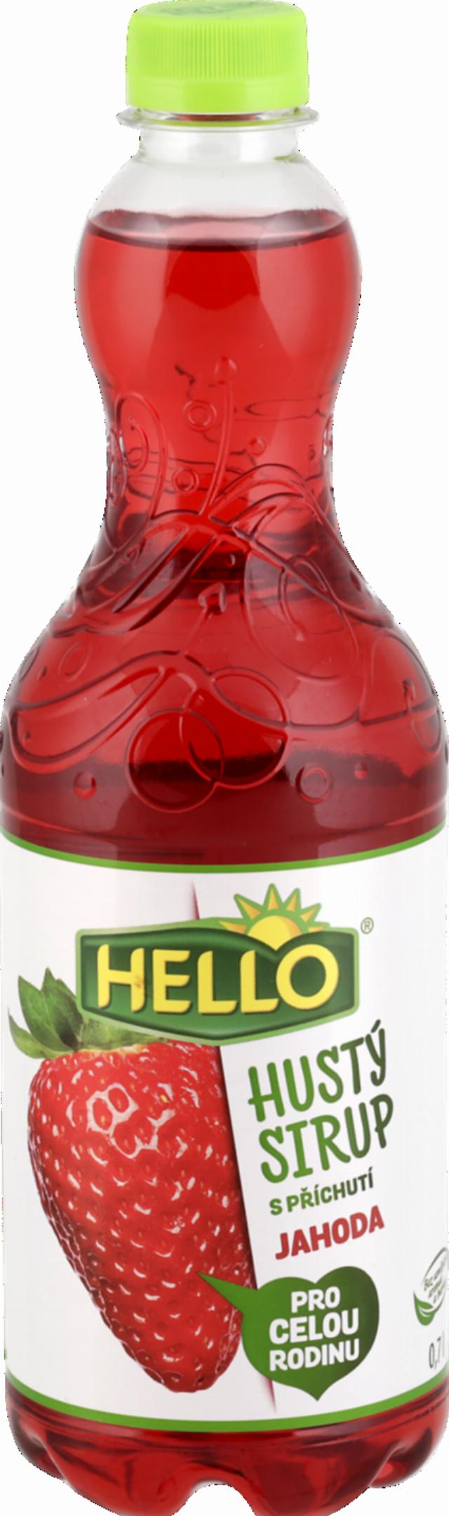 Hello Hustý sirup různé druhy
