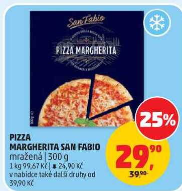 PIZZA MARGHERITA SAN FABIO mražená, 300 g