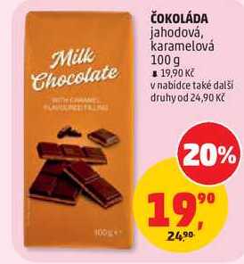 ČOKOLÁDA jahodová, 100 g