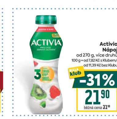 Activia Nápoj od 270 g