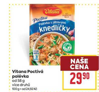 Vitana Poctivá polévka od 58 g 