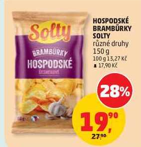 HOSPODSKÉ BRAMBŮRKY SOLTY různé druhy, 150 g