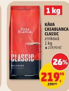KÁVA CASABLANCA CLASSIC zrnková, 1 kg