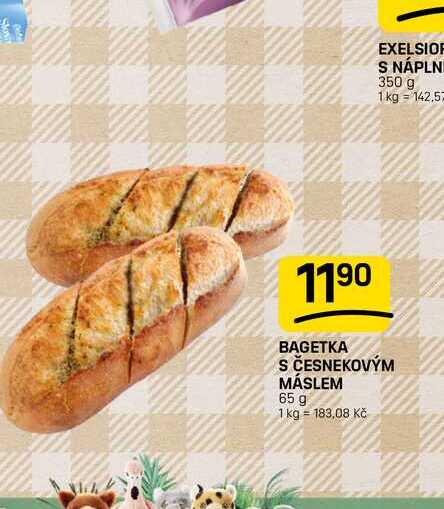 BAGETKA S ČESNEKOVÝM MÁSLEM 65 g