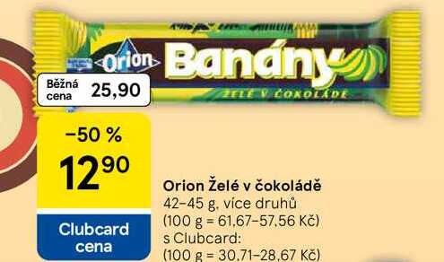 Orion Želé v čokoládě, 42-45 g 