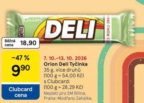 Orion Deli Tyčinka, 35 g, více druhů