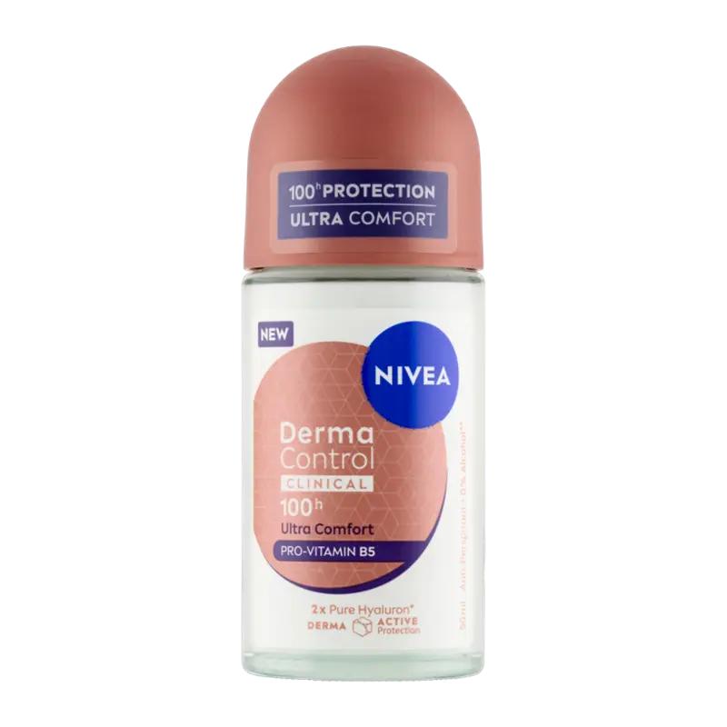 NIVEA Antiperspirant roll-on Derma Control Clinical, 50 ml