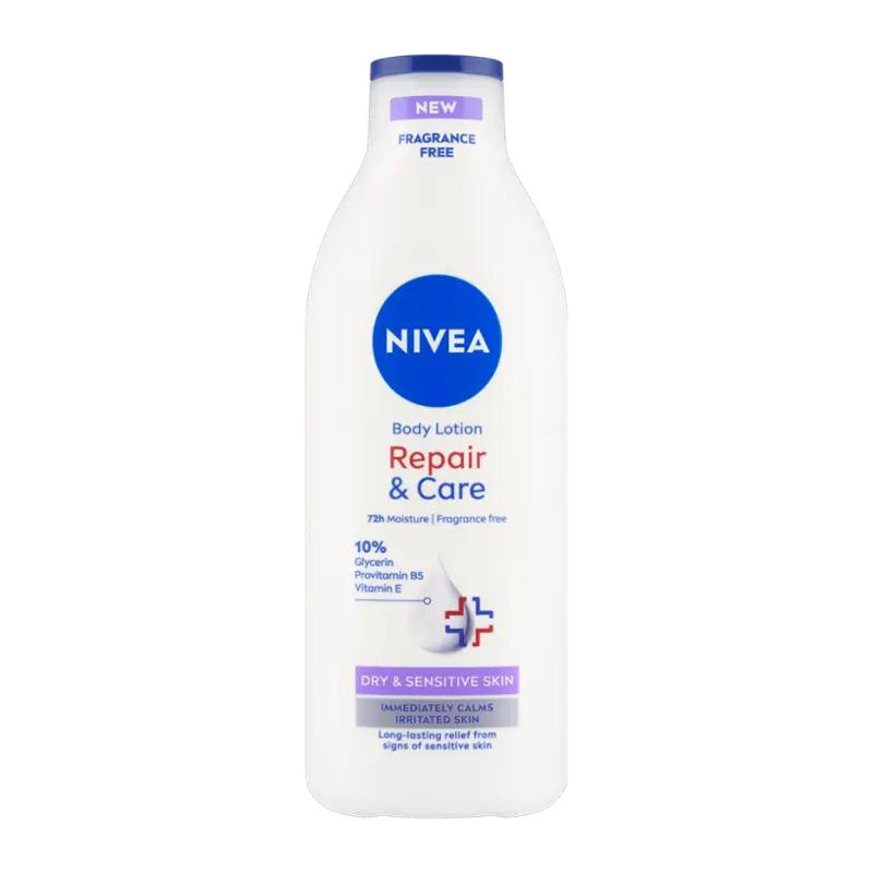 NIVEA Tělové mléko Repair&Care Sensitive, 400 ml