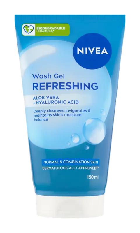 NIVEA Osvěžující čisticí pleťový gel, 150 ml
