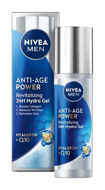 NIVEA Men Osvěžující pleťový gel Hyaluron, 50 ml