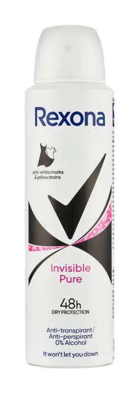 Rexona Antiperspirant sprej pro ženy Invisible Pure, 150 ml