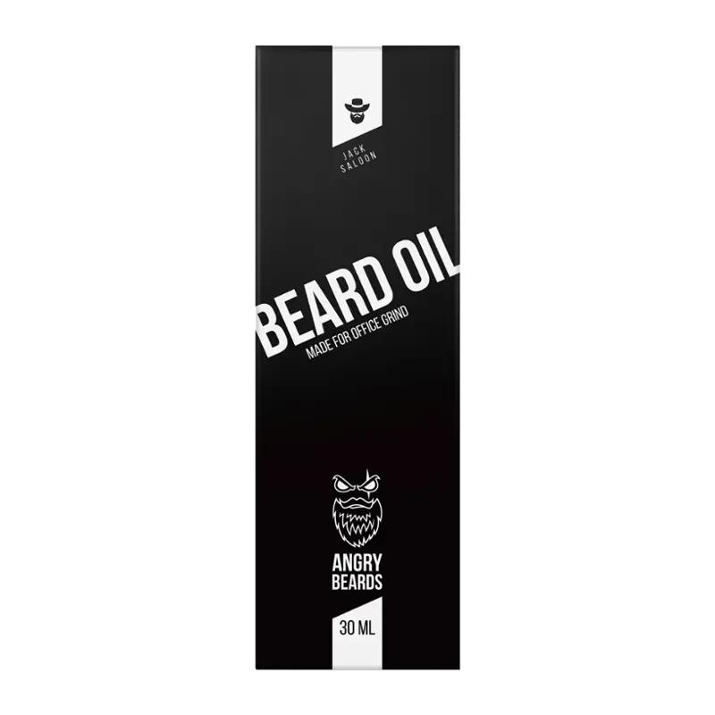 Angry Beards Vyživující olej na vousy Jack Saloon, 30 ml