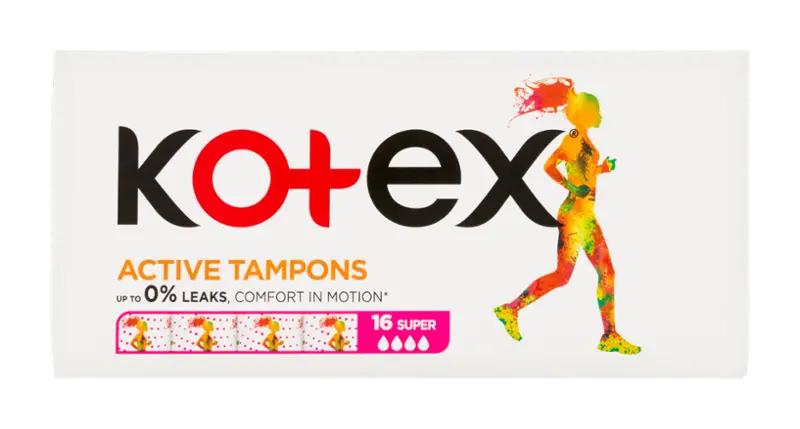 kotex Tampony Active Super, 16 ks