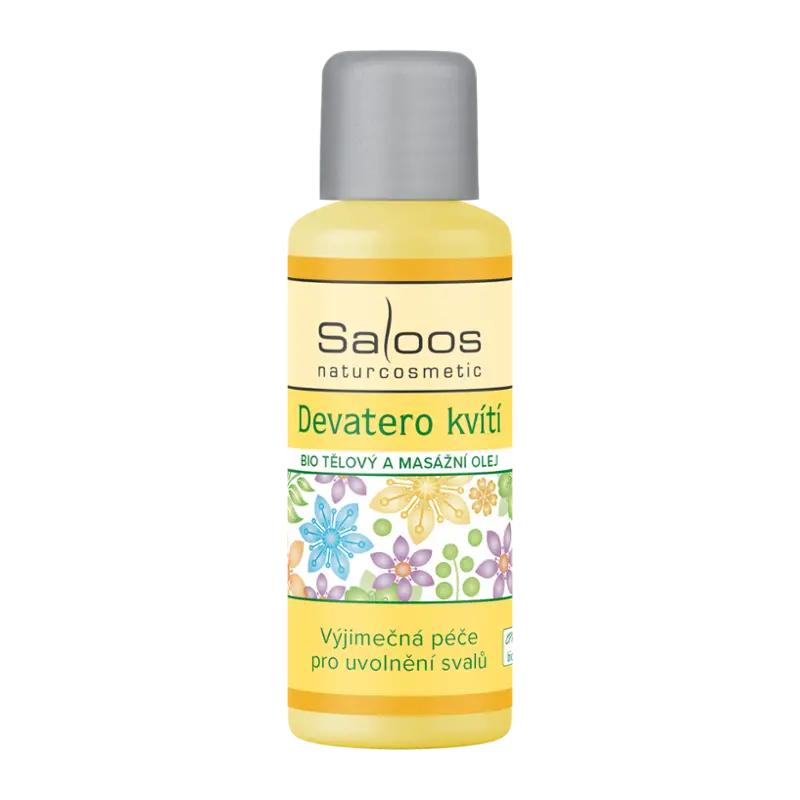 Saloos BIO Tělový a masážní olej Devatero kvítí, 50 ml