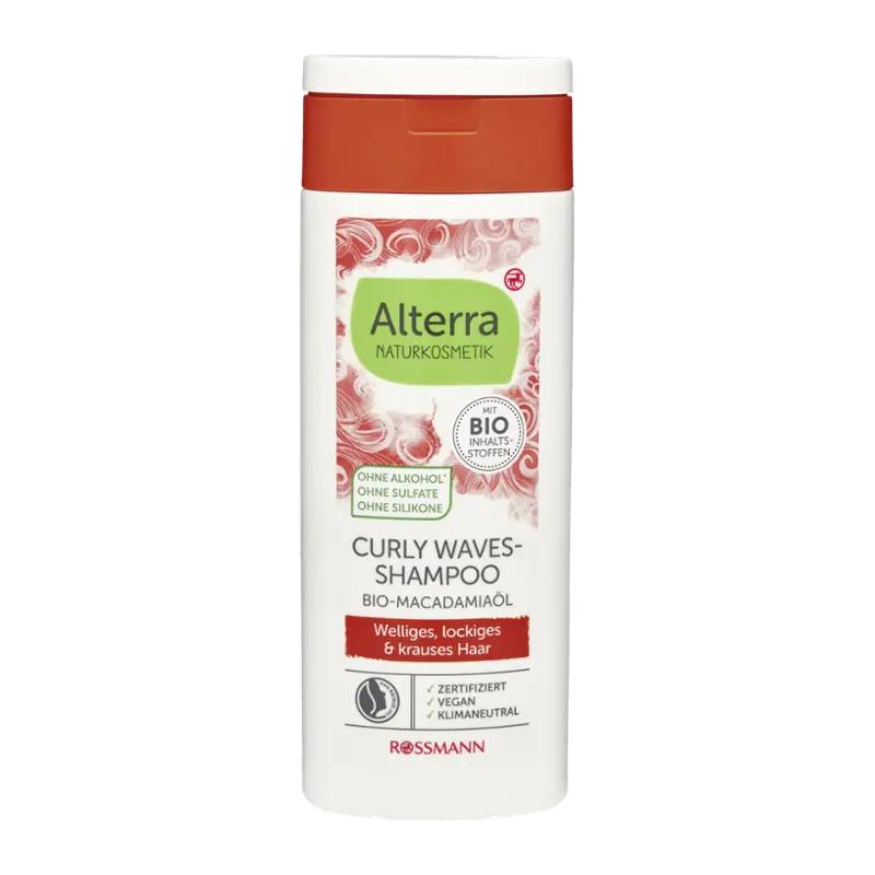 Alterra Naturkosmetik Šampon na kudrnaté vlasy Curly Waves, 200 ml