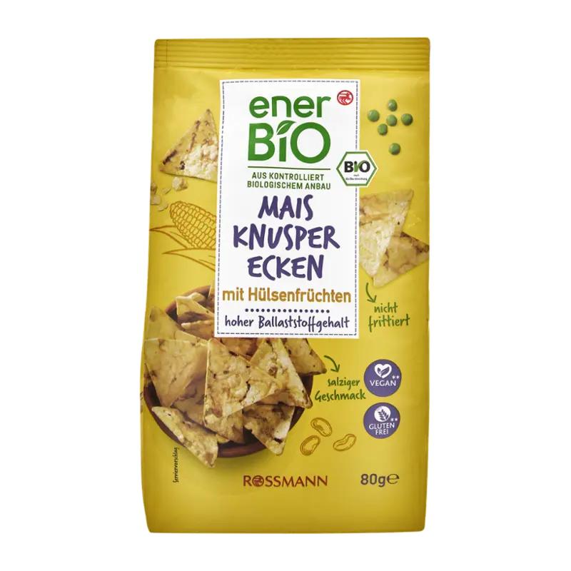 enerBiO Kukuřičné trojúhelníčky, 80 g