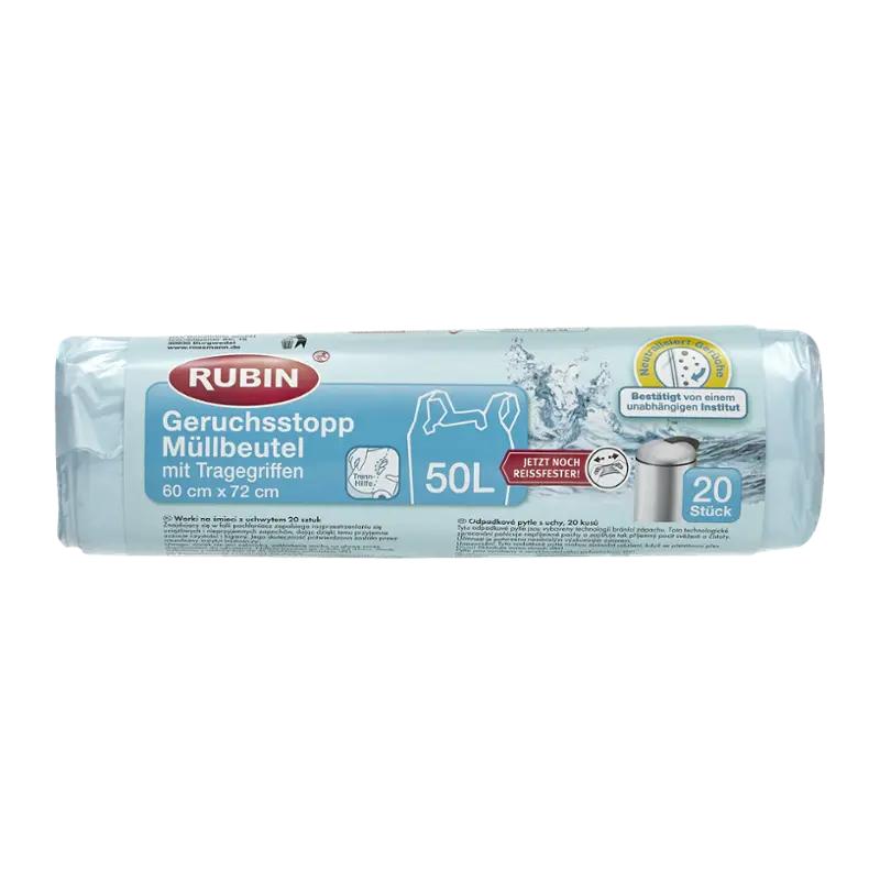 RUBIN Pytle na odpad s uchy 50 l, 20 ks