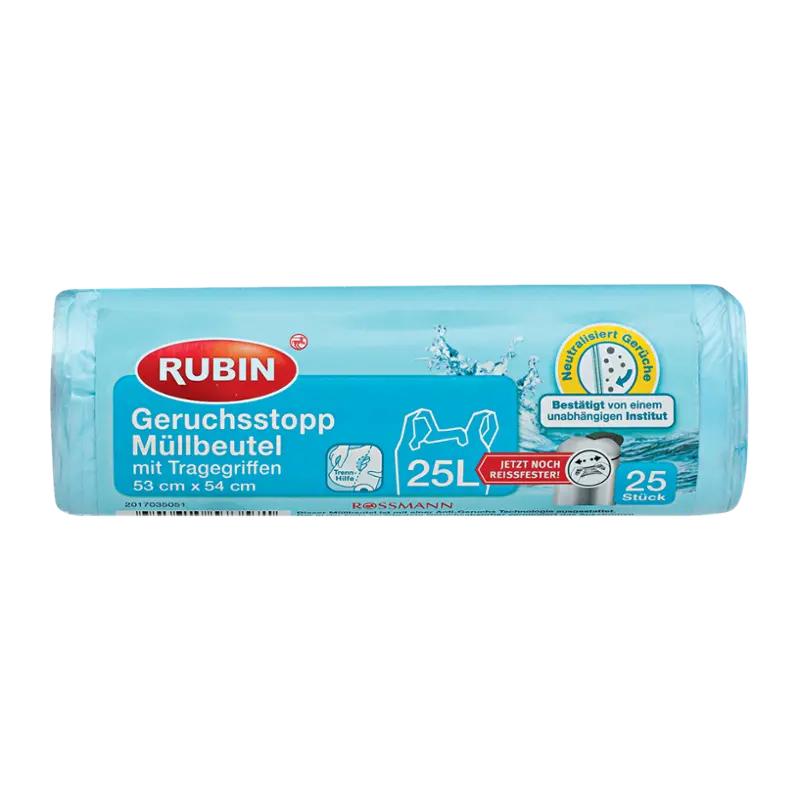 RUBIN Odpadkové pytle s uchy 25 l, 25 ks