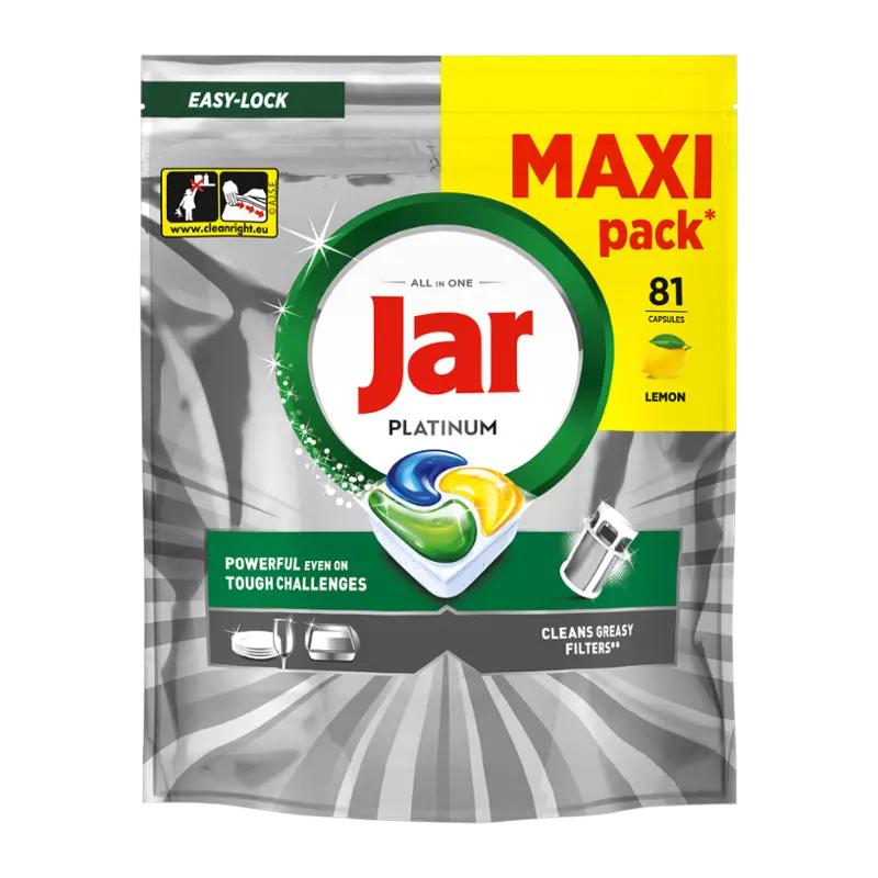 Jar Tablety do myčky Platinum All in One Lemon, 81 ks