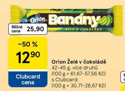 Orion Želé v čokoládě, 42-45 g